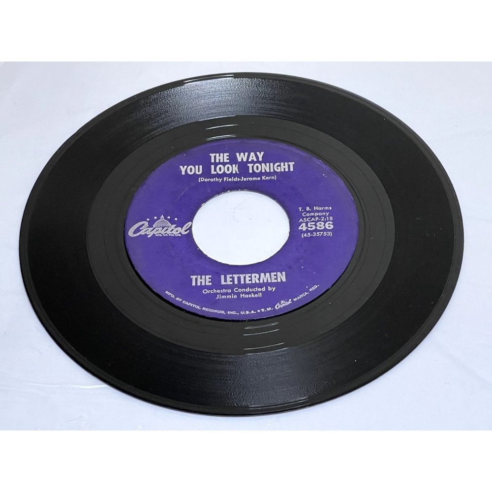 The Lettermen The Way You Look Tonight  That's My Desire 45-35756 Pop VG+
